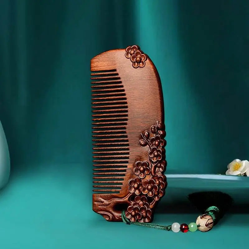 chinese hair comb – sandalwood gift for her, thoughtful & charming beaut - star8s