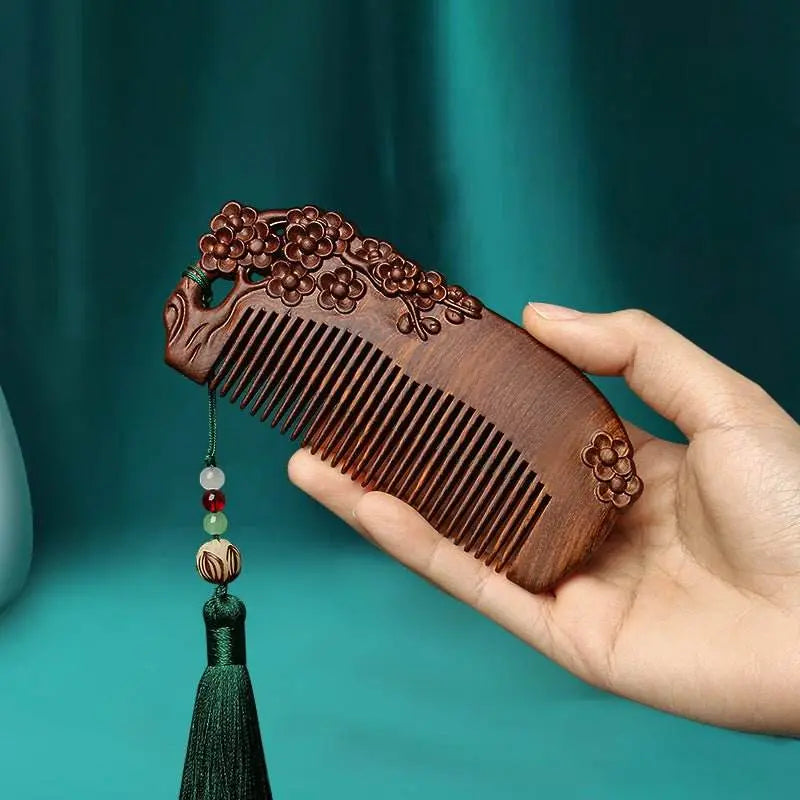 chinese hair comb – sandalwood gift for her, thoughtful & charming beaut - star8s