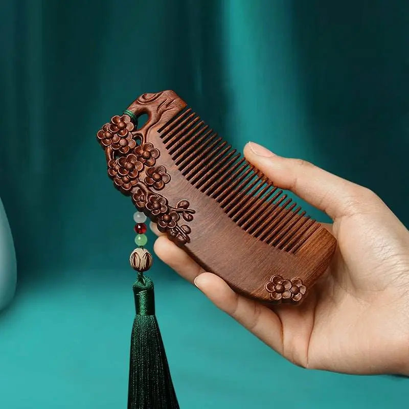 chinese hair comb – sandalwood gift for her, thoughtful & charming beaut - star8s