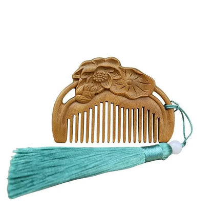 Chinese Hair Comb – Vintage Carved Mini Gift, Elegant & Romantic Hair Care - STAR8S