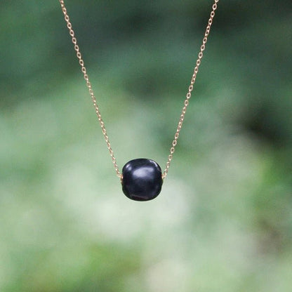 Chinese Jade Necklace with Heitian Black Snake Chain | STAR8S - STAR8S