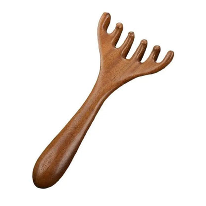 Chinese Massage Comb – Five - Claw Head Meridian Tool, Relaxing & Revitalizing Health Care - STAR8S