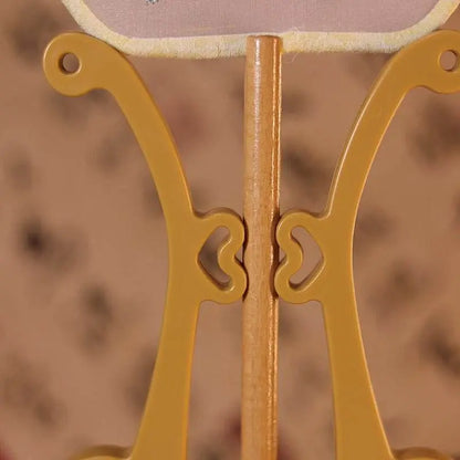 Chinese Suzhou Double - Sided Embroidered Fan with Magnolia for Hanfu & Dance - STAR8S