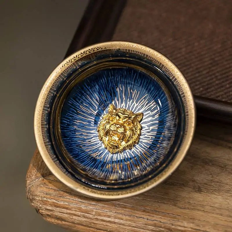 chinese tea cups handmade yaobian jian zhan ceramic artisan - star8s