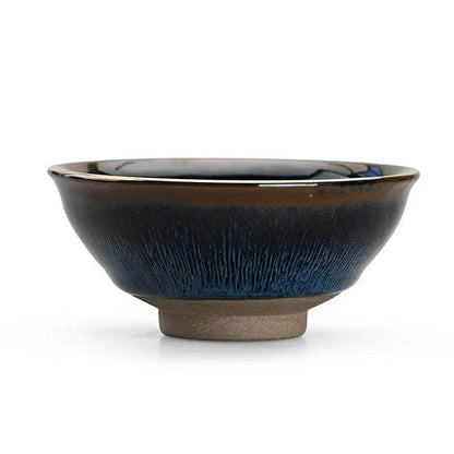 Chinese Tea Cups Handmade Yaobian Jian Zhan Ceramic Artisan - STAR8S