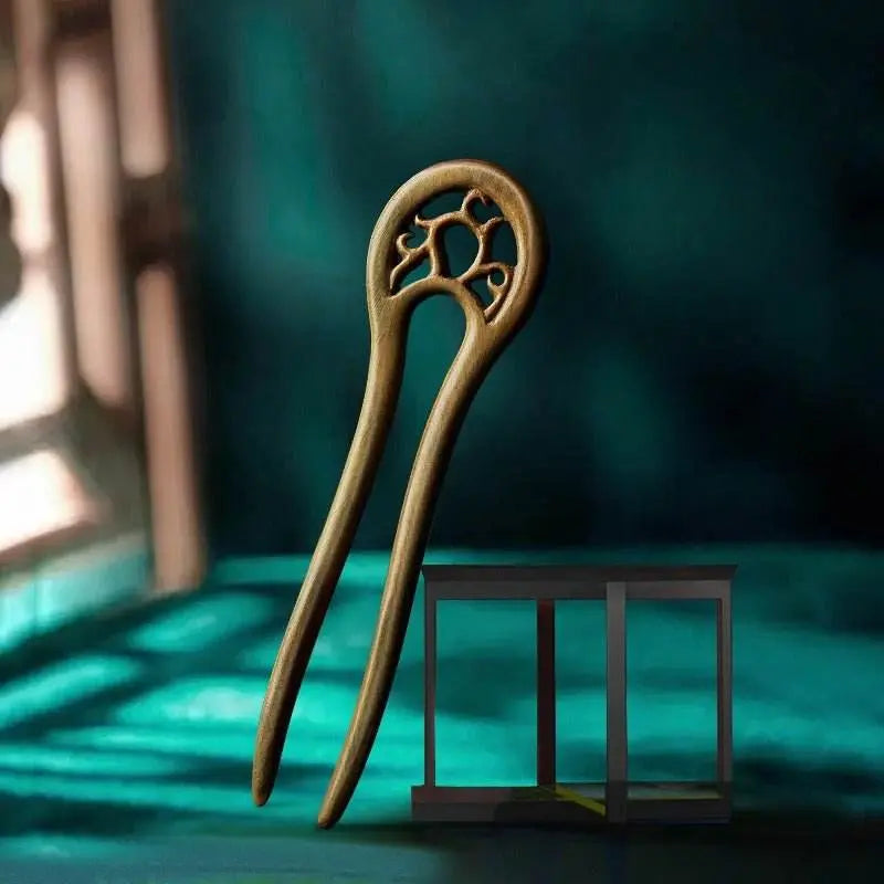 Chinese Vintage Minimalist Hairpin: Creative Premium Bun Gift for Girlfriends - STAR8S