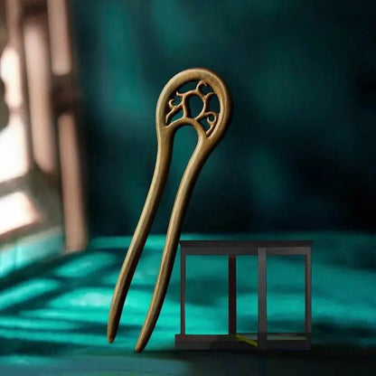Chinese Vintage Minimalist Hairpin: Creative Premium Bun Gift for Girlfriends - STAR8S