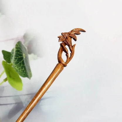 Classical Ebony Hairpin for Hanfu Bun Ballerina Bun Elegant Choice - STAR8S