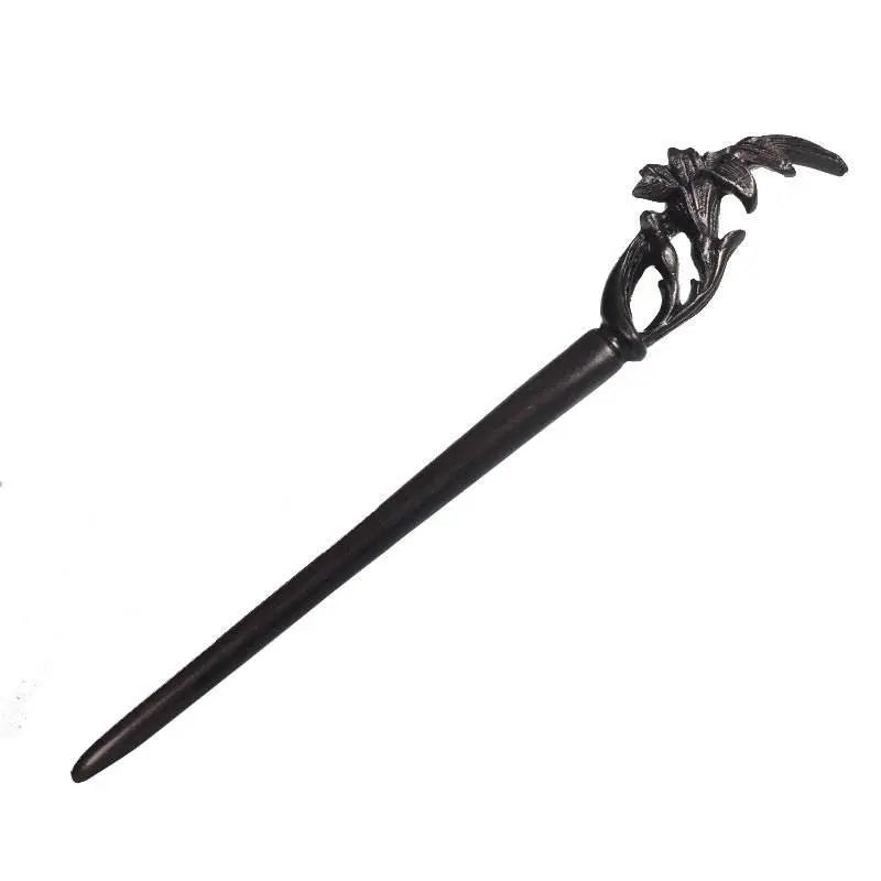 Classical Ebony Hairpin for Hanfu Bun Ballerina Bun Elegant Choice - STAR8S