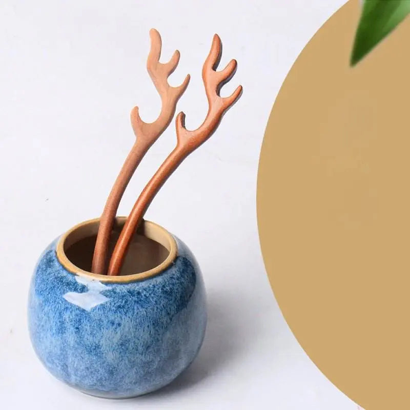 DIY Peach Wood Hairpin Kit: Make a Love - token for Her with Your Hands - STAR8S