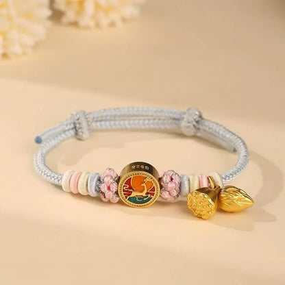 DIY Peach - blossom Knot Hand Rope Semi - finished Product, Ethnic - style Fashion Jewelry for Women - STAR8S