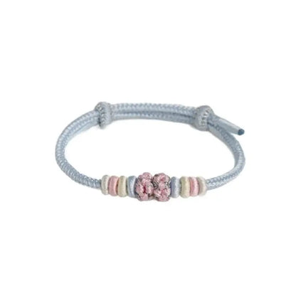 DIY Peach - blossom Knot Hand Rope Semi - finished Product, Ethnic - style Fashion Jewelry for Women - STAR8S