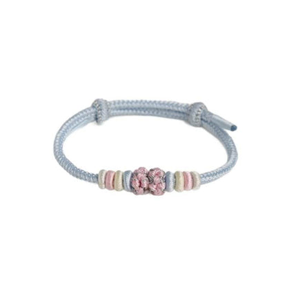 DIY Peach - blossom Knot Hand Rope Semi - finished Product, Ethnic - style Fashion Jewelry for Women - STAR8S