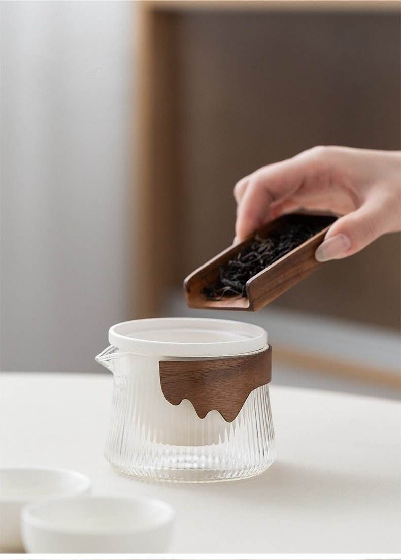 dehua ceramic glass kuaike cup portable tea set for outdoor events - star8s