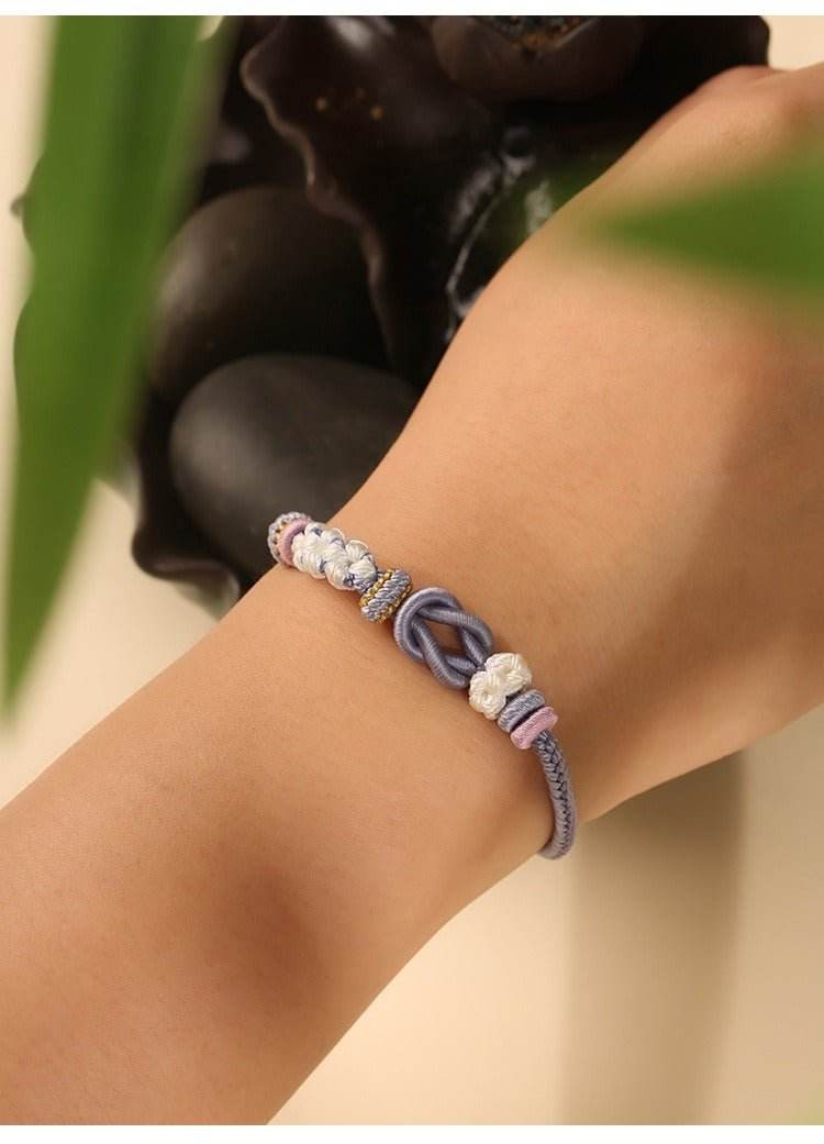 don't leave diy hand rope, hand - woven lucky jewelry for year of birth - star8s