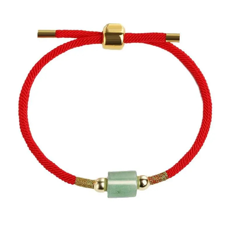 dongling jade red - rope bracelet for couples, chinese - style fashion jewelry - star8s