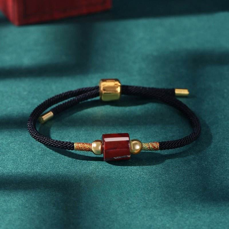 Dongling Jade Red - rope Bracelet for Couples, Chinese - style Fashion Jewelry - STAR8S