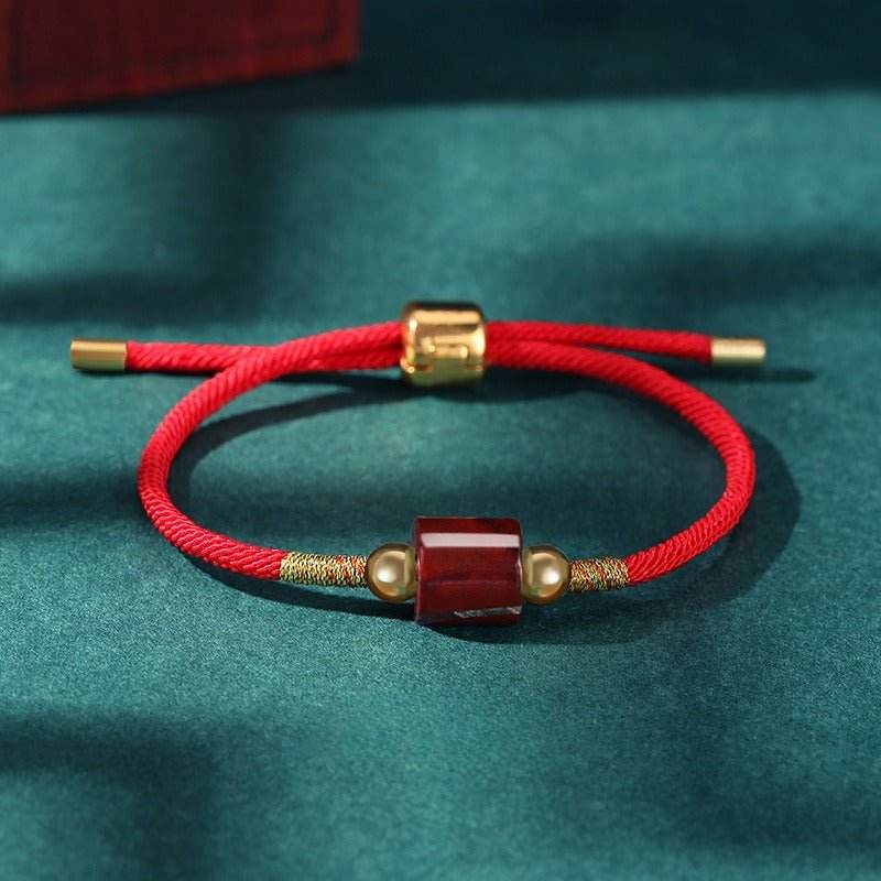 Dongling Jade Red - rope Bracelet for Couples, Chinese - style Fashion Jewelry - STAR8S