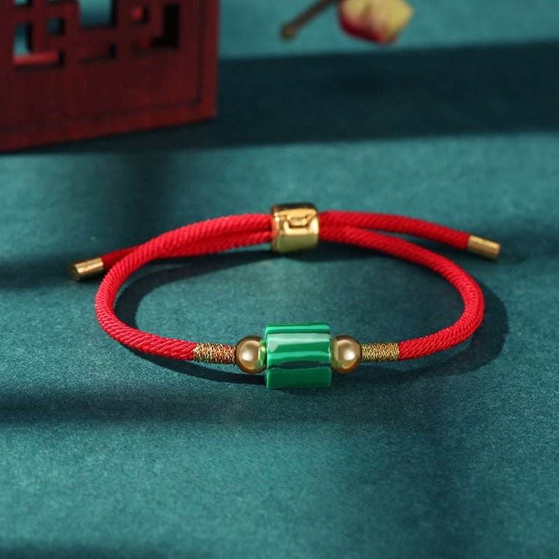 dongling jade red - rope bracelet for couples, chinese - style fashion jewelry - star8s