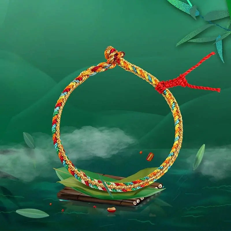 Dragon Boat Festival Colorful Rope Bracelet, Symbol of Tradition and Good Luck - STAR8S