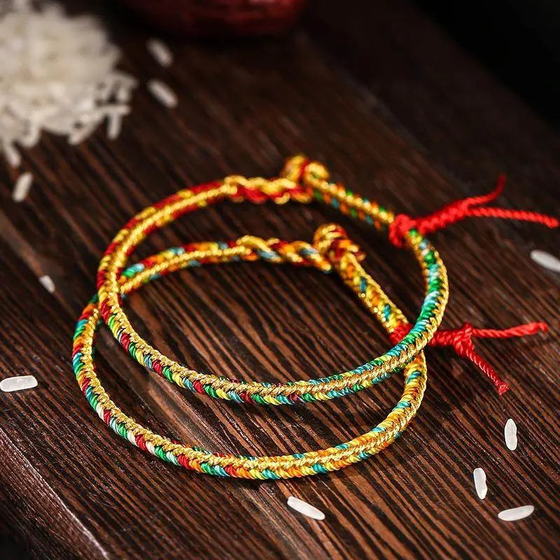 Dragon Boat Festival Colorful Rope Bracelet, Symbol of Tradition and Good Luck - STAR8S