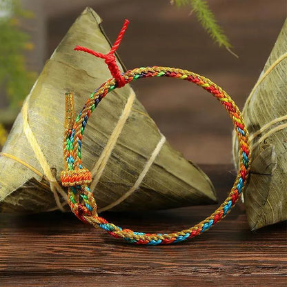 Dragon Boat Festival Colorful Rope Bracelet, Symbol of Tradition and Good Luck - STAR8S