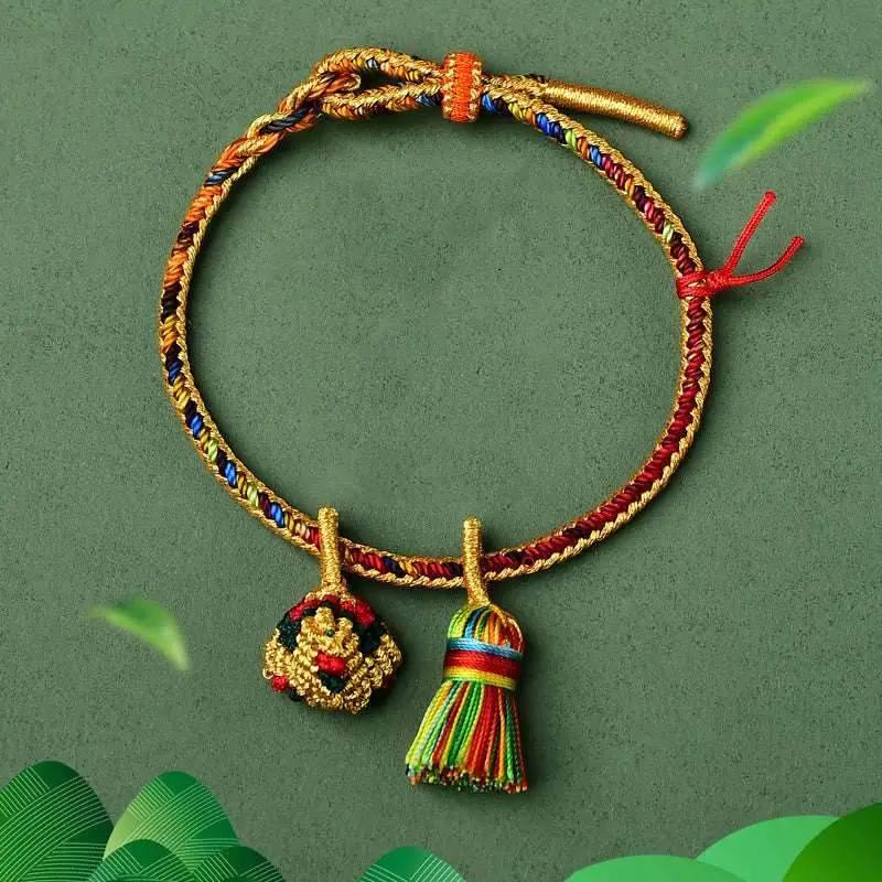 Dragon Boat Festival Zongzi Red String Bracelet Colorful Luck - STAR8S STAR8S