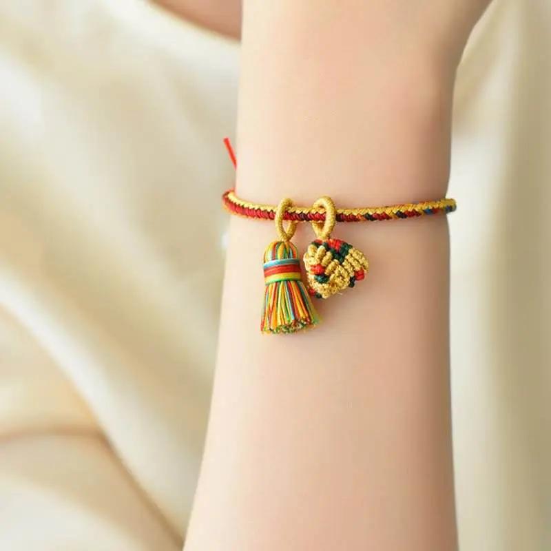 dragon boat festival zongzi red string bracelet colorful luck - star8s star8s