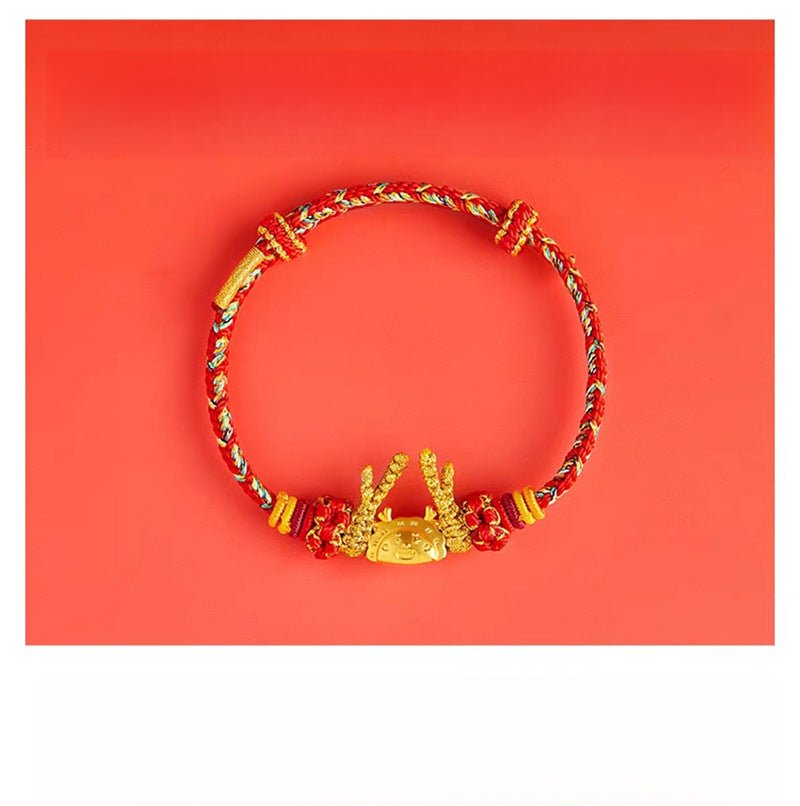 dragon year red string bracelet - dragon charm red bracelet for women – perfect lunar new year gift, adjustable & handmade - star8s