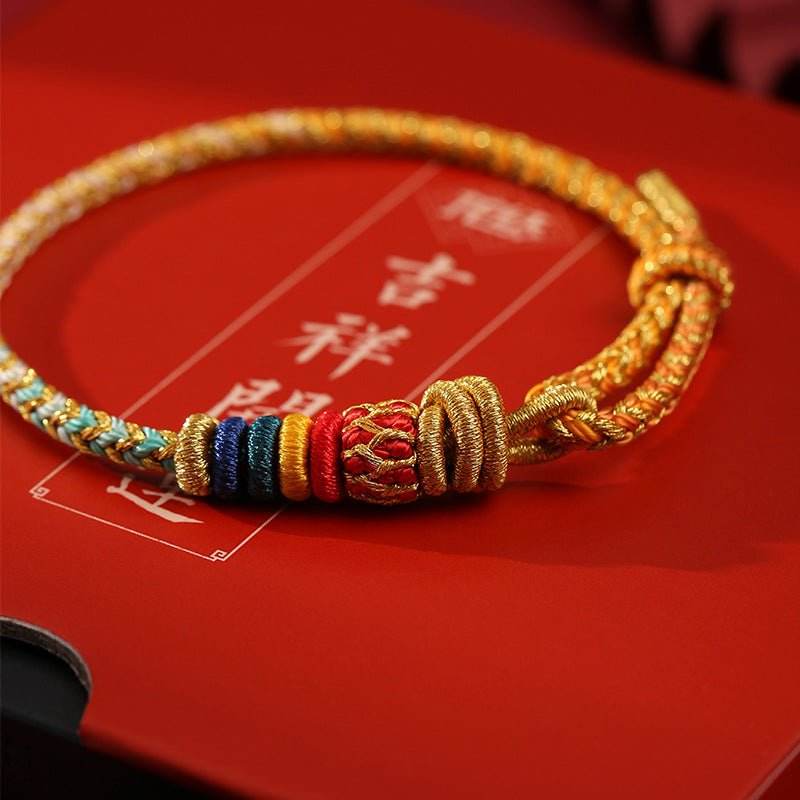 dragon - raising - head hand rope, traditional woven lucky jewelry for all - star8s