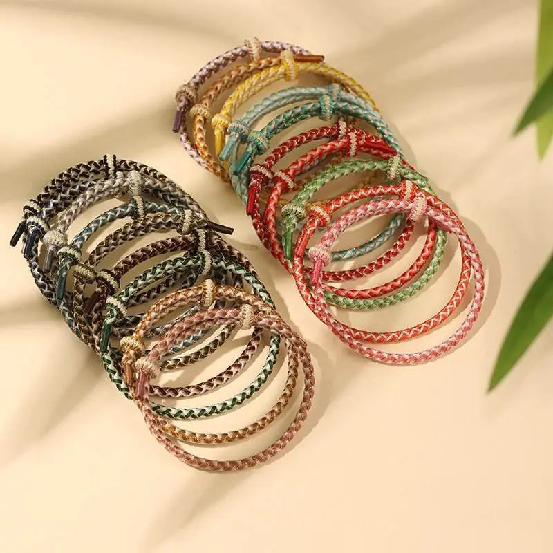 dragon - scale bracelet by dragon knot, ethnic - style diy woven jewelry for gifting - star8s