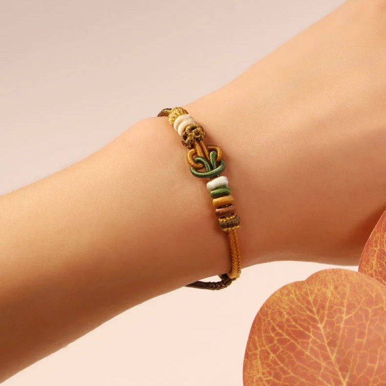 elegant blessed red string bracelet: prosperous world personalized versatile | star8s - star8s