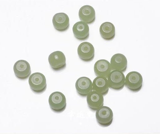 Elegant Real Jade Earrings - Hetian Jade, Ball, 925 Silver, Vintage Style | STAR8S - STAR8S