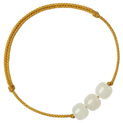 Elegant & Fashionable Jade Bead Bracelet: Hetian Jade Ball Design | STAR8S
