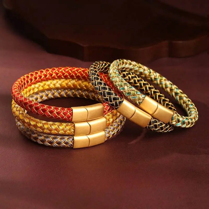 five - elements dragon - scale hand rope for men, blend of traditional culture and trendy style - star8s