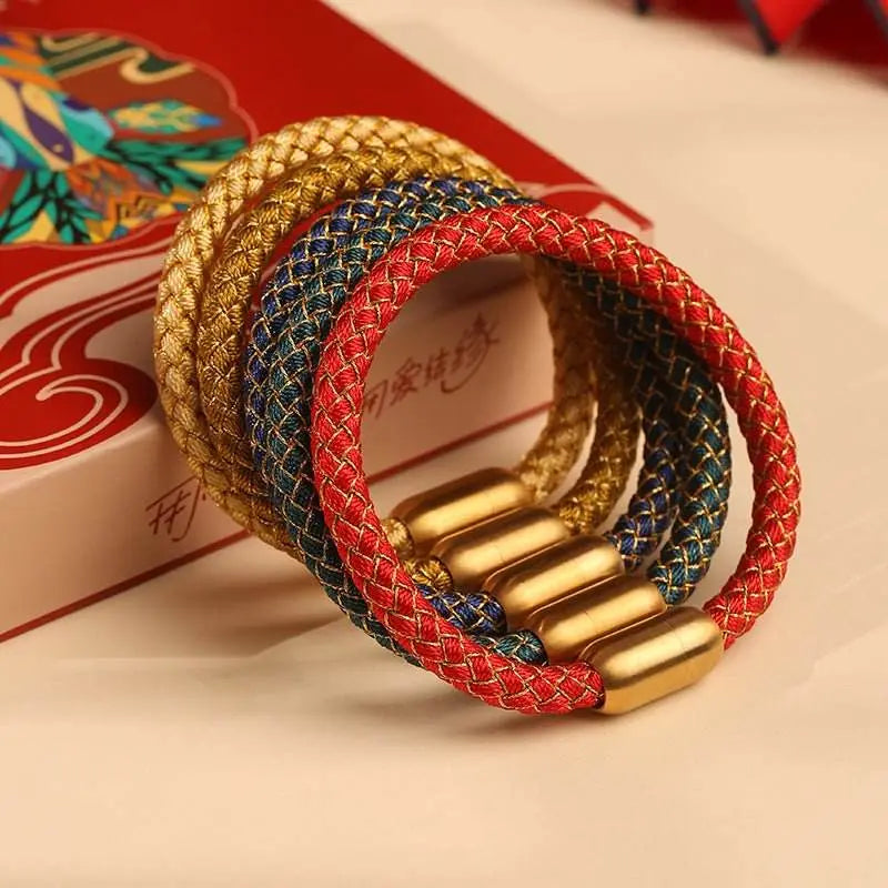 five - elements dragon - scale hand rope, traditional and stylish bracelet for men - star8s