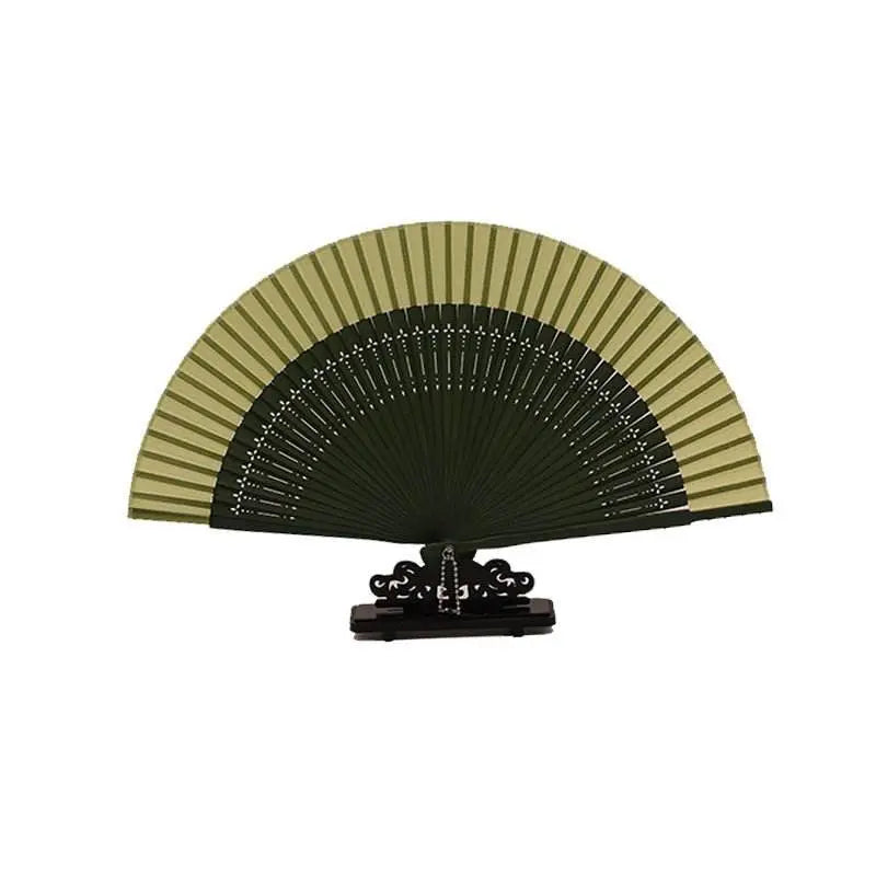folding bamboo plait fan in neo - chinese style, ideal for summer and ancient - style outfits - star8s