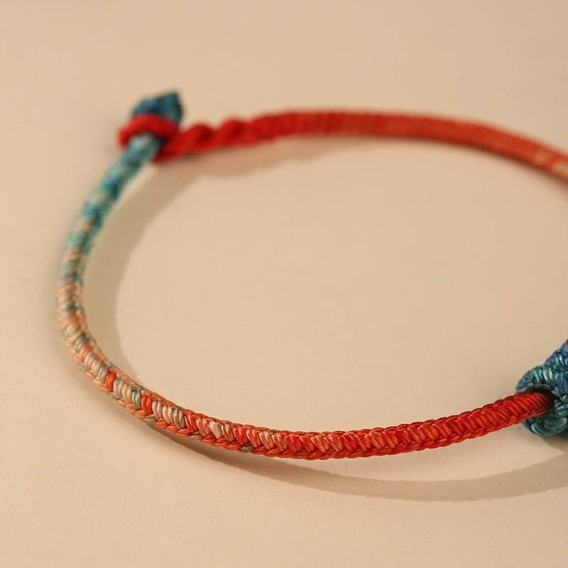 Fortune - blessing Knot Woven Bracelet, Traditional DIY Accessory with Lucky Meaning - STAR8S