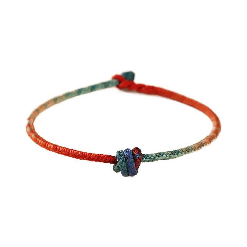Fortune - blessing Knot Woven Bracelet, Traditional DIY Accessory with Lucky Meaning - STAR8S