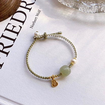 Fresh Jade Stone Bracelet: Adjustable Hetian Jade Jewelry |  STAR8S