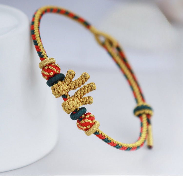 gorgeous & lucky antler red string bracelet: christmas deer women’s bracelet | star8s