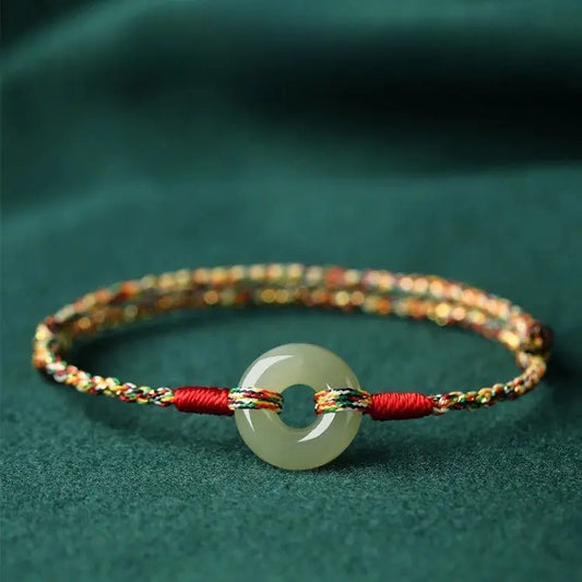 Gorgeous & Traditional Colorful Rope Bracelet: Peace Buckle Dragon Boat	 | STAR8S