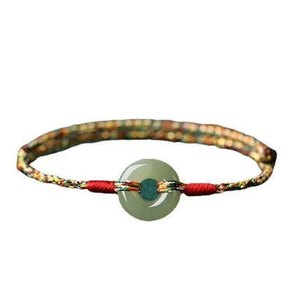 Gorgeous & Traditional Colorful Rope Bracelet: Peace Buckle Dragon Boat	 | STAR8S