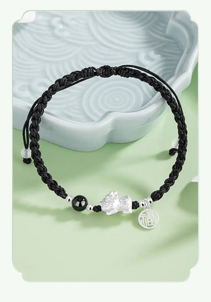 Graceful & Blessed Red String Bracelet Feng Shui: 925 Silver Strawberry | STAR8S