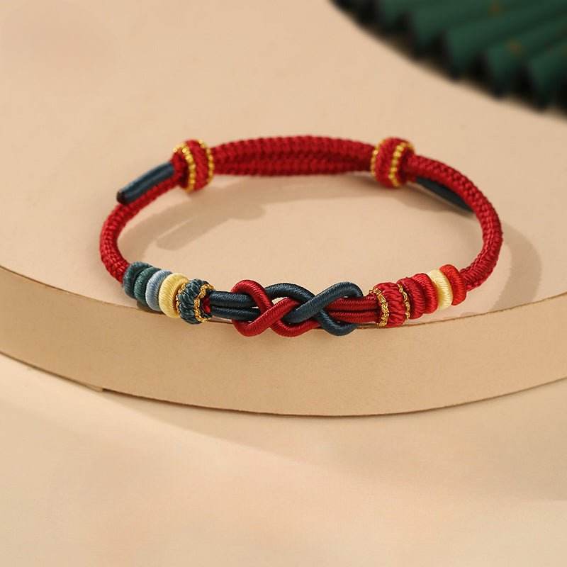 Hand - Woven Fortune - Knot Hand Rope, Lucky Red Rope for Year of Birth & Jewelry DIY - STAR8S