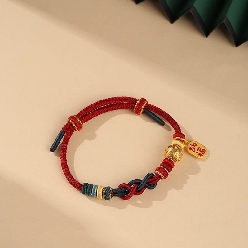 hand - woven fortune - knot hand rope, lucky red rope for year of birth & jewelry diy - star8s