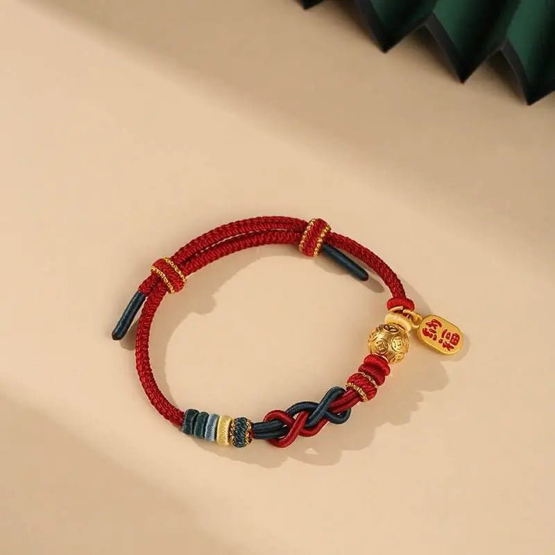 Hand - Woven Fortune - Knot Hand Rope, Lucky Red Rope for Year of Birth & Jewelry DIY - STAR8S