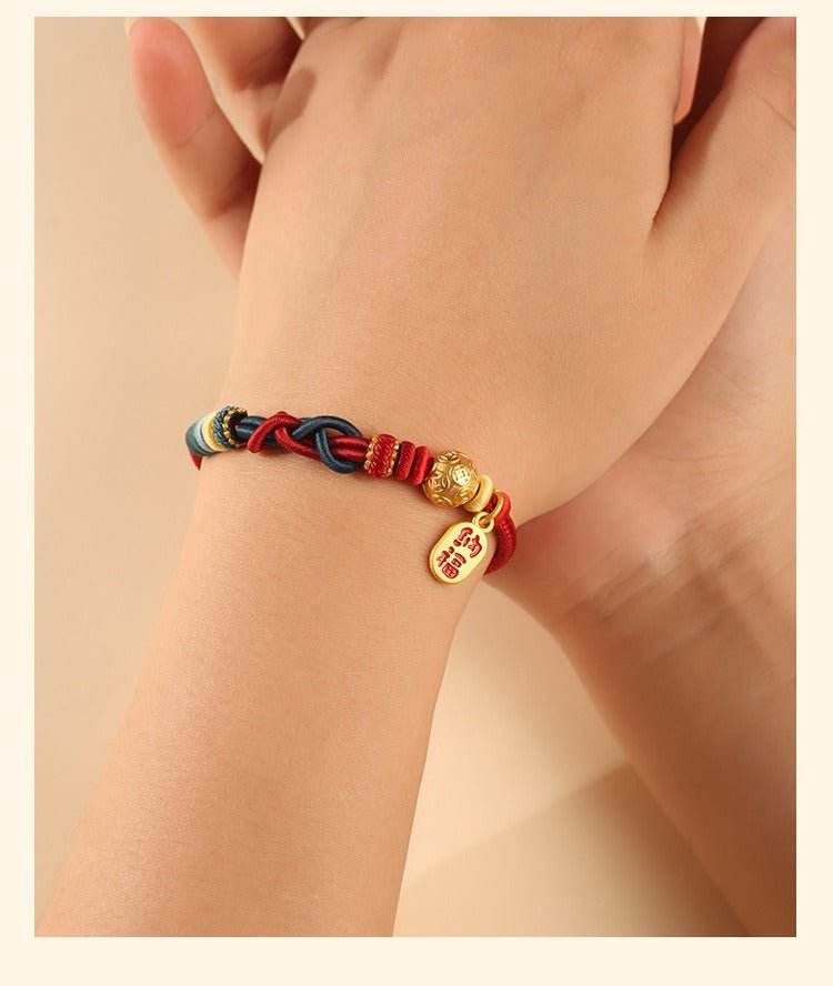 Hand - Woven Fortune - Knot Hand Rope, Lucky Red Rope for Year of Birth & Jewelry DIY - STAR8S