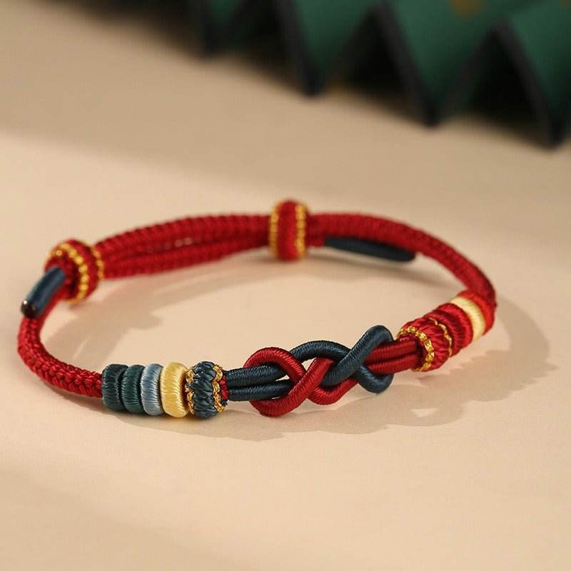 Hand - Woven Fortune - Knot Hand Rope, Lucky Red Rope for Year of Birth & Jewelry DIY - STAR8S