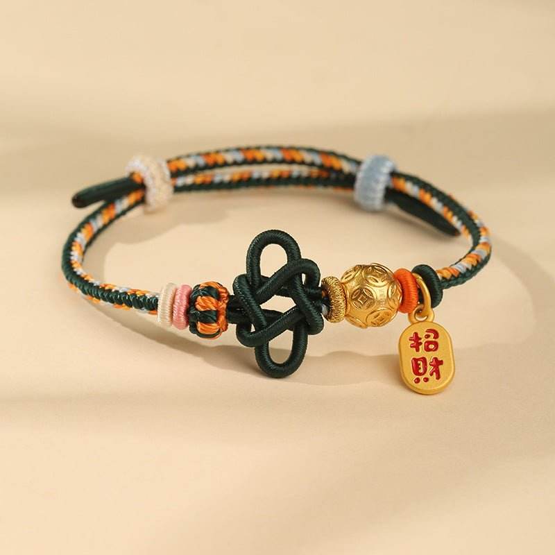 hand - woven wan - character knot hand rope, diy chinese - style jewelry for gifting - star8s
